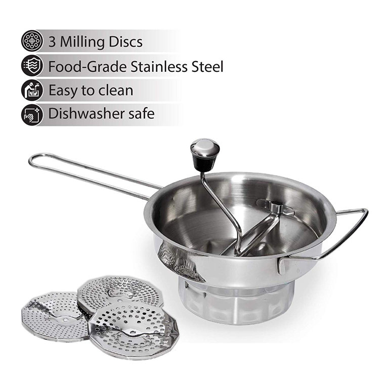 Bezrat Stainless Steel Food Mill & Reviews Wayfair Canada